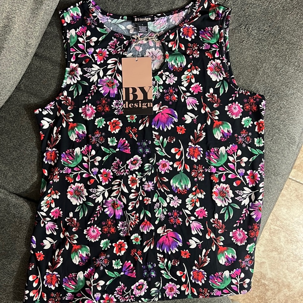 NWT ByDesign Blouse, Shell, Top, Floral Print